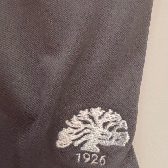 FootJoy FJ Golf Polo Shirt Men’s 2XL Gray Performance Stretch Floral Trim - Picture 5 of 7